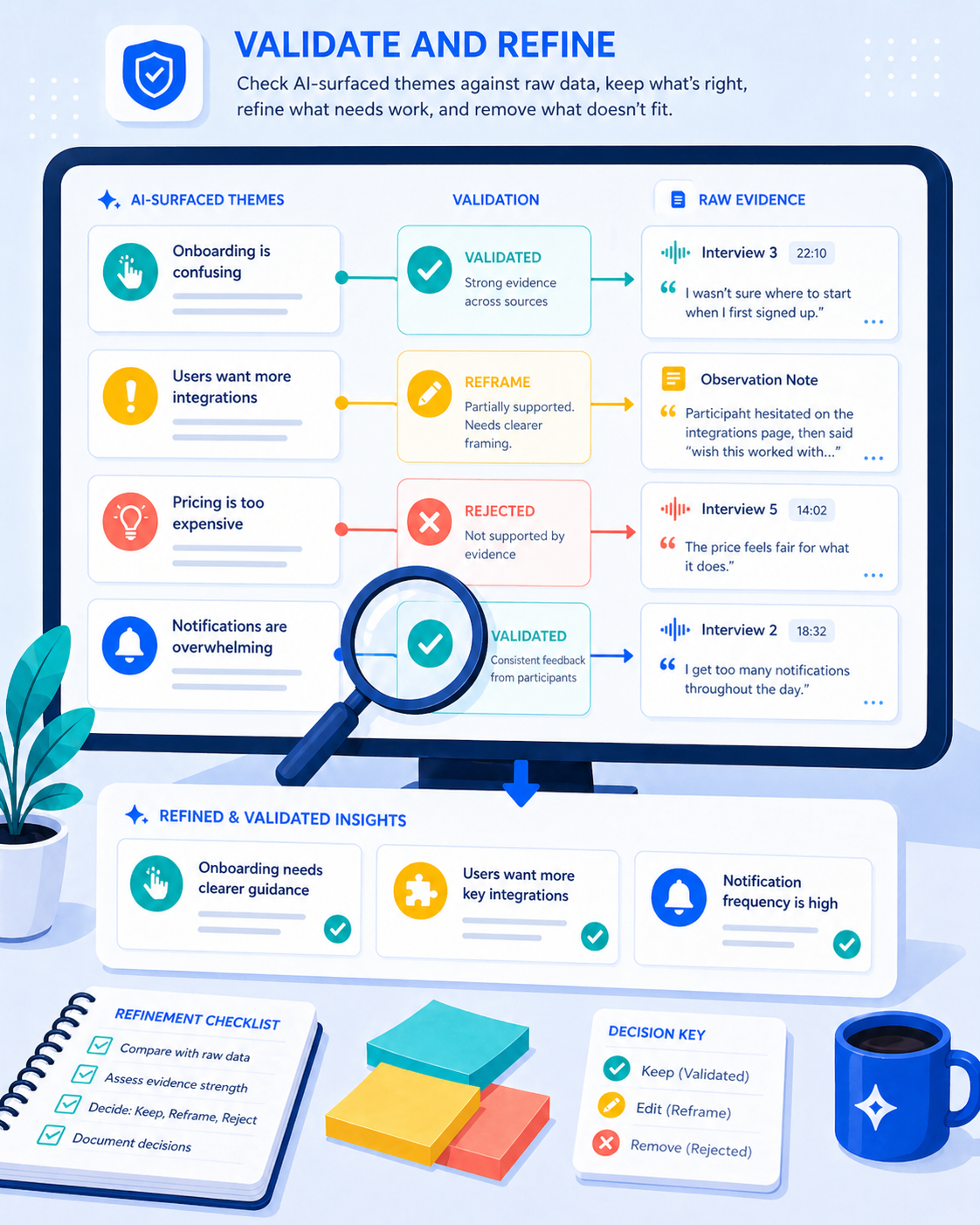 Replace with a description of the validated insights